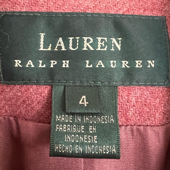 LAUREN BY RALPH LAUREN Vintage Mauve Blazer - Picture 3 of 5